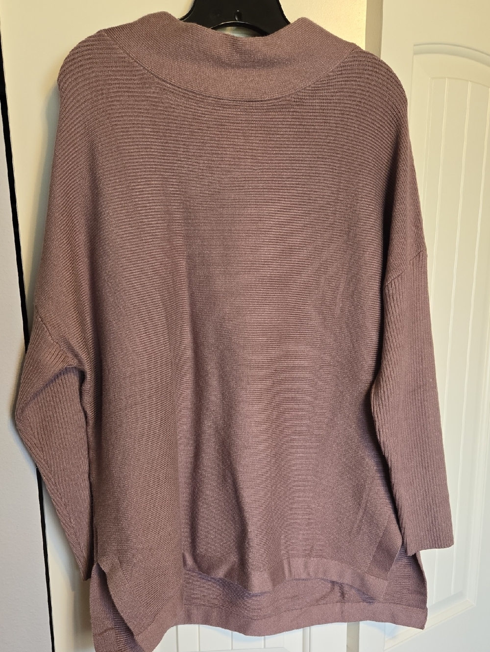 Women's Cozy Oversized Mauve Sweater